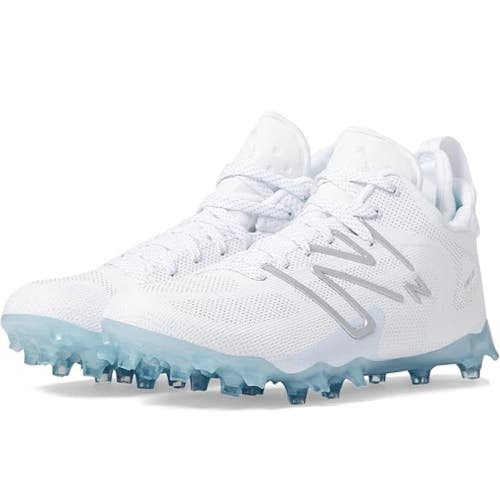 New Balance Freezelx V4 FREEZWT4 Men's US 9.5 White Lacrosse Cleats NIN1276