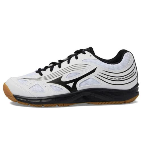 Mizuno Cyclone Speed 3 430297-0090 Women's White Black Volleyball Shoes NIN502