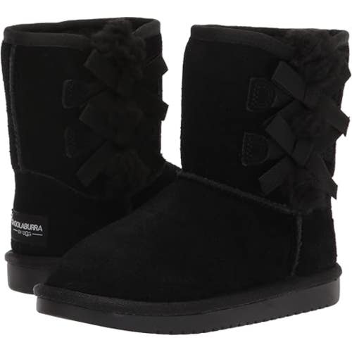 Koolaburra by UGG Victoria Toddler Girls US 6 Black Suede Winter Boots NIN1149