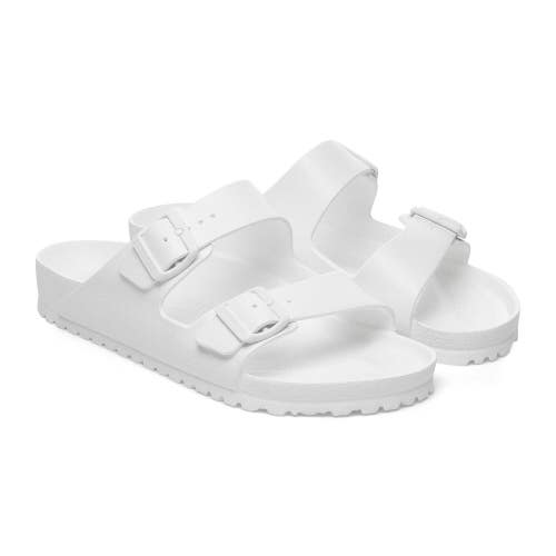 Birkenstock Arizona Essentials 0129441 Sandals Men's 9 White EVA Slides NIN1155
