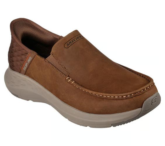 Skechers Relaxed Fit Parson Oswin 204866-DSRT Men's Brown Casual Shoes NIN1366