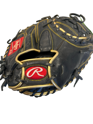 Used Rawlings GG ELITE  32 1/2 BB/SB Catchers RH Throw Black 32 1/2" 11682-S000125714