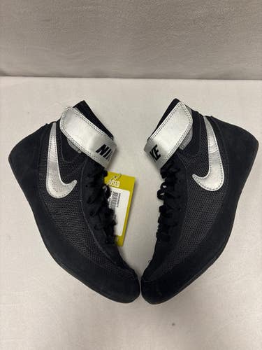 Used Nike SPEED SWEEP VII Wrestling Shoes Black Senior 7 11490-S000268070