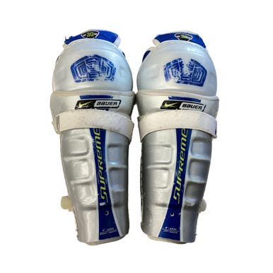 Used Nike NIKE BAUER SUPREME SHIN GUARDS Junior Shin Guards White 9" 11760-S000086244