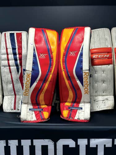 36" Reebok XLT Goalie Leg Pads Pro Stock (Used)