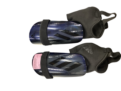 Used Adidas Soccer Shin Guards Adult Navy Blue Senior 11613-S000175177