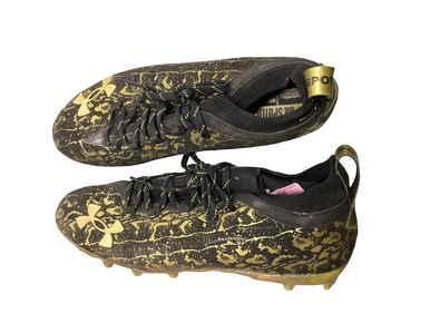 Used Under Armour SPOTLIGHT Adult FB Cleats Black Senior 12 11613-S000175179