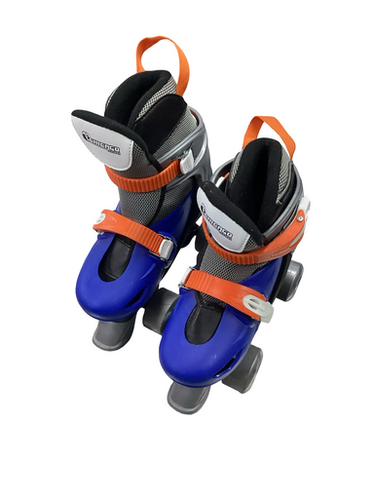 Used Chicago ADJ 13-10 Junior Roller Quad Skates Royal Blue Adjustable 11613-S000175154