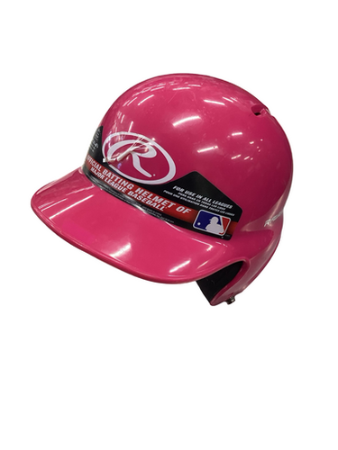 Used Rawlings BATTING Batting Helmet No Mask Pink One Size 11613-S000175131