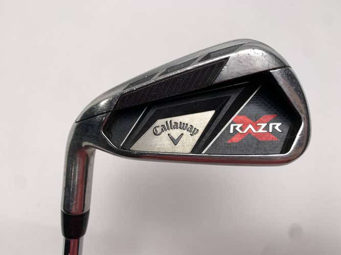 Callaway Razr X Single 6 Iron Uniflex Steel Mens LH