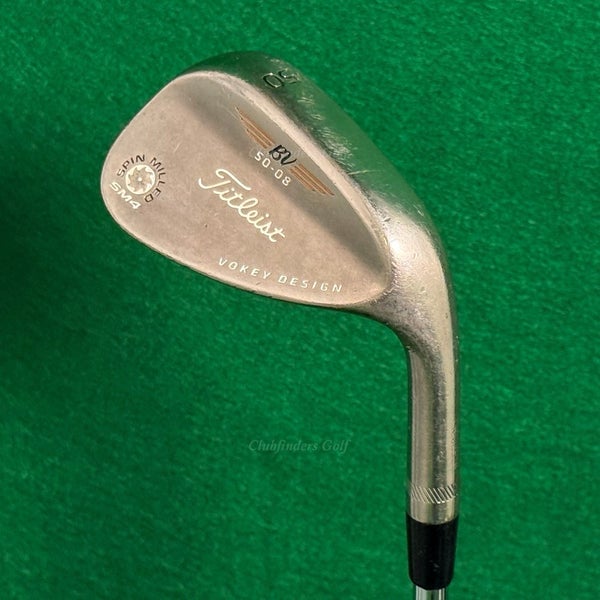 Titleist Vokey SM4 Black Nickel 50-8 50 Gap Wedge Vokey Design Steel Wedge Flex