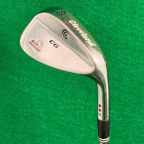 Cleveland CG12 Chrome 48-8 48 Pitching Wedge Dynamic Gold Steel Wedge Flex
