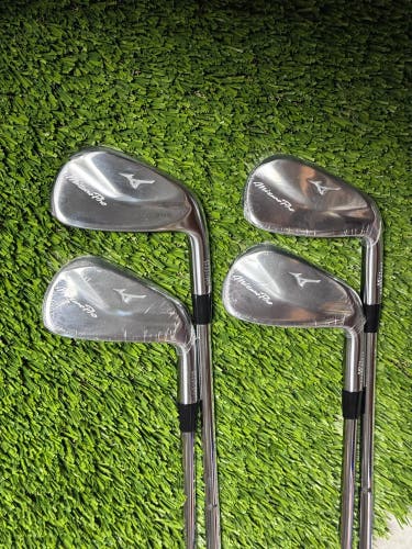 New Mizuno Pro 245 4pc Iron Set 7-PW Dynamic gold S300 Stiff Flex Steel Shaft RH
