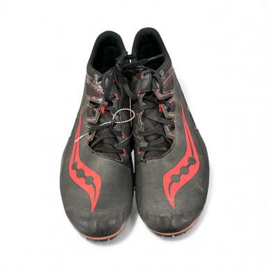 Used Saucony Track & Field Cleats Adult Black Senior 12 11735-S000307703