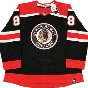 NWT Chicago Blackhawks Patrick Kane Reverse Retro 1.0 Adidas NHL Hockey Jersey Size 54