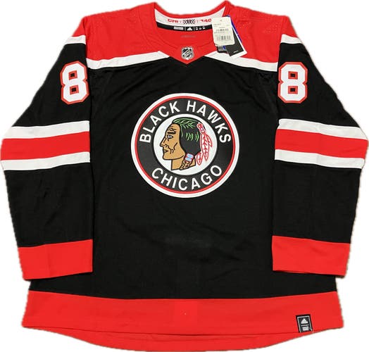 NWT Chicago Blackhawks Patrick Kane Reverse Retro 1.0 Adidas NHL Hockey Jersey Size 54