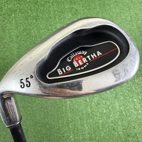 Callaway Big Bertha 2004 Sand Wedge S 55 RCH 75i Light Senior Left Handed -1/2