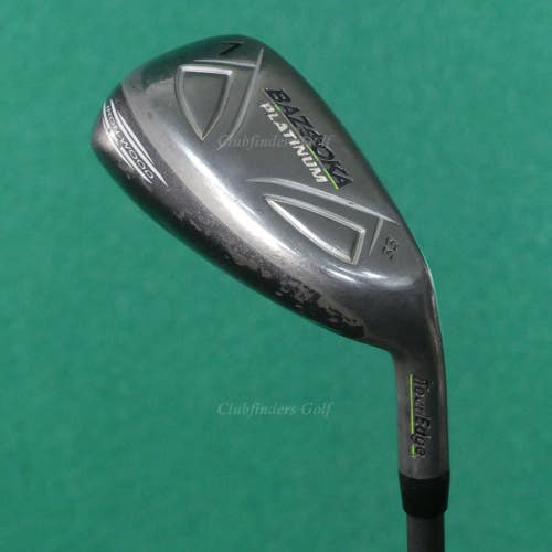 Tour Edge Bazooka Platinum Ironwood Single 7 Iron Factory 69g Graphite Regular