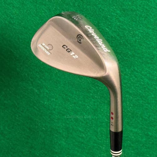 Cleveland CG12 Black Pearl 58-12 58 Lob Wedge Stepped Steel Wedge Flex