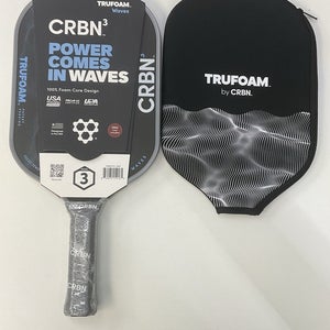 CRBN 3 TruFoam Waves (Elongated) 14mm Pickleball Paddle With Case