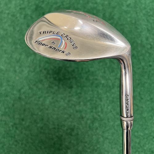Tiger Shark Triple Crown Lob Wedge LW Pat Simmons MRH Steel Shaft Original!
