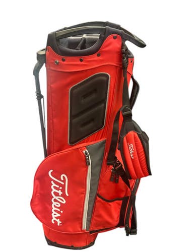 Used Titleist CART BAG Mens Cart Bag Red 11862-S000092173