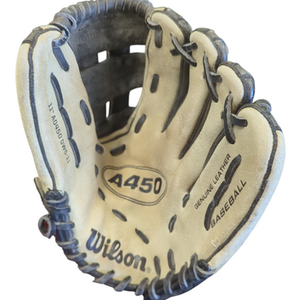 Used Wilson A0450 DW5-11 BB/SB Glove RH Throw Black 11" 11862-S000092151