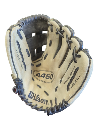 Used Wilson A0450 DW5-11 BB/SB Glove RH Throw Black 11" 11862-S000092151