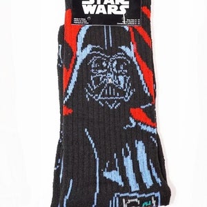 Darth Vader Crew Socks HYP - Disney Star Wars 2016 - Adult Size 6-12