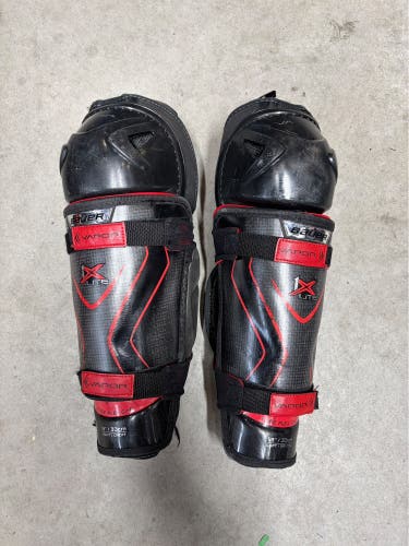 13” Senior Bauer Vapor 1xLite Shin Guards (Used) Pro Stock
