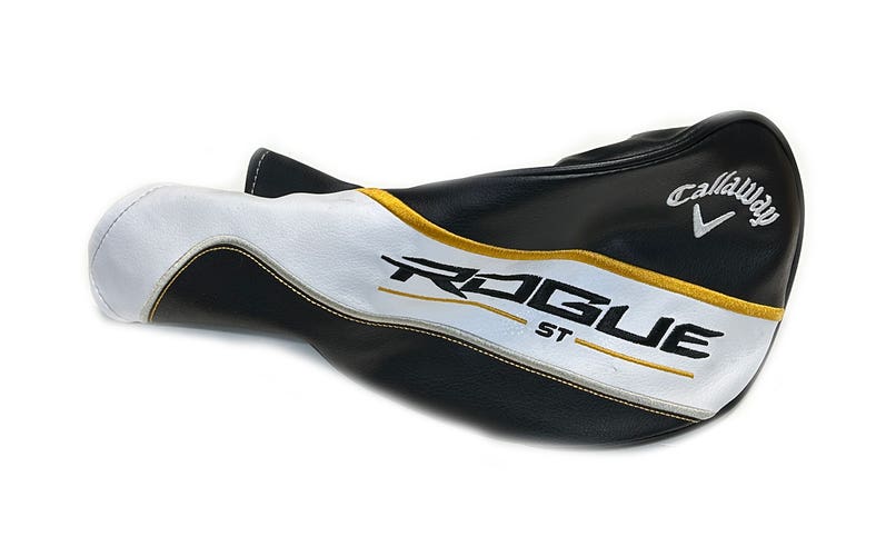 Callaway Golf Rogue ST White/Black/Gold Driver Headcover