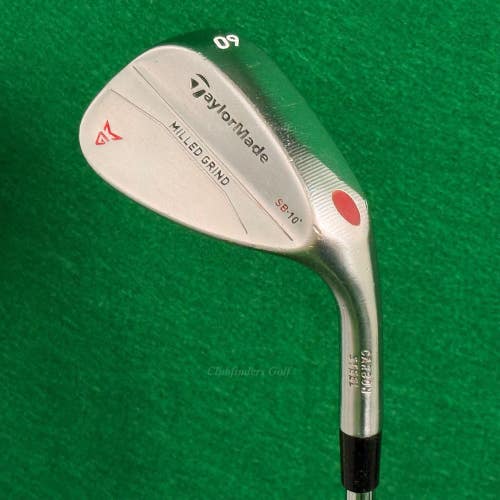 TaylorMade Milled Grind Chrome 60-SB10 60 Lob Wedge Dynamic Gold Wedge Flex