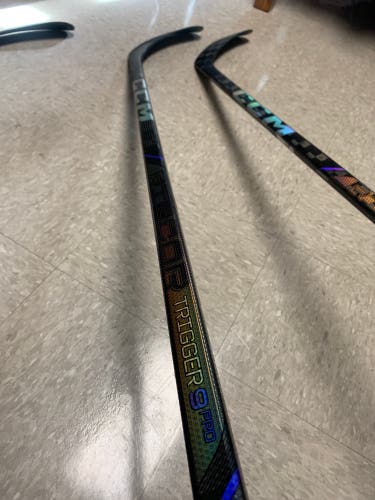 Senior CCM Ribcor Trigger 9 Pro Left Hand Hockey Stick P90T 75 Flex Pro Stock (Used)