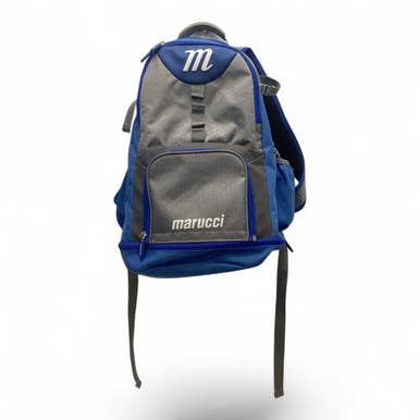 Marucci BB/SB Player Backpack Grey And Royal Blue 11443-S000201674
