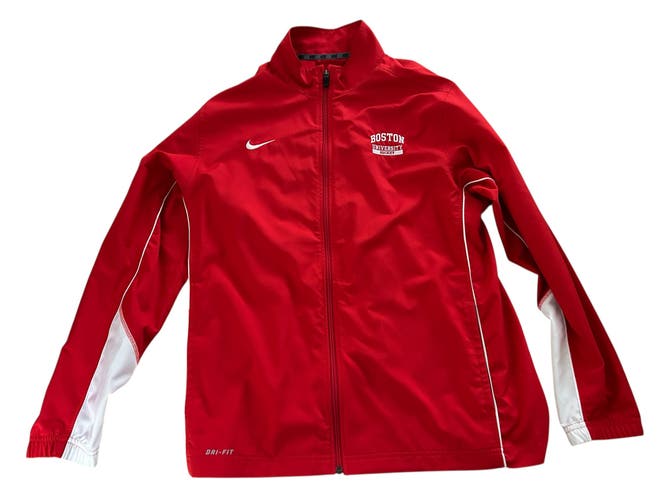 BU Hockey Nike Dri-Fit Jacket (Large) and Pants (Medium)