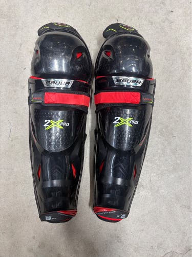 16” Senior Bauer Vapor 2XPro Shin Guards (New) Pro Stock