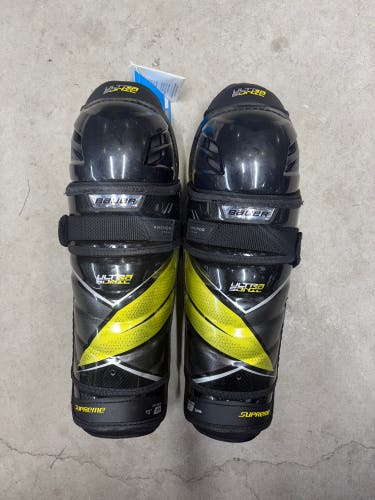 13” Intermediate Bauer Supreme Ultra Sonic Shin Guards (New) Pro Stock