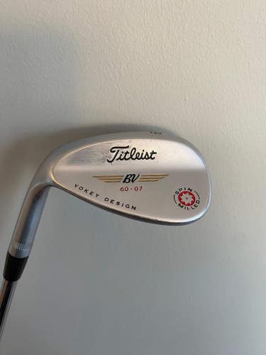 Titleist 2009 Vokey SM Wedge 60 / 7 Dynamic Gold Stiff Flex Lefty 35 NICE
