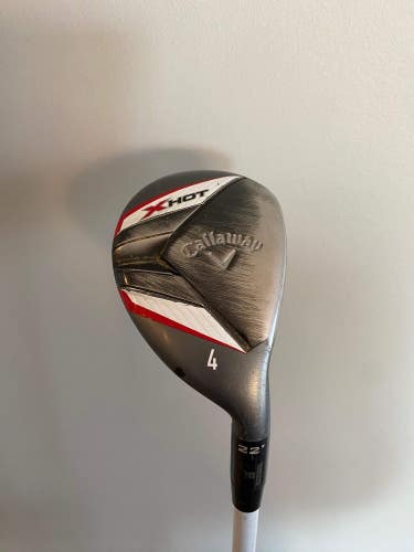 Callaway 2013 X Hot 4 Hybrid 22 H-70g Stiff Flex 39.75 READ