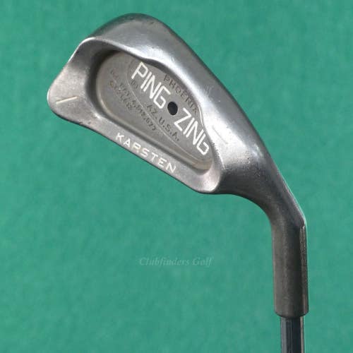 Ping Zing Stainless Black Dot Single 1 Iron Karsten KT-Shaft Steel Stiff