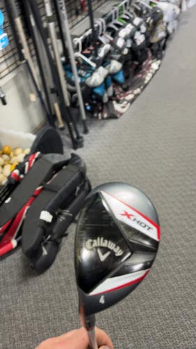 Used Callaway X HOT Mens Hybrid Club LH 4 Hybrid 11793-S000261240