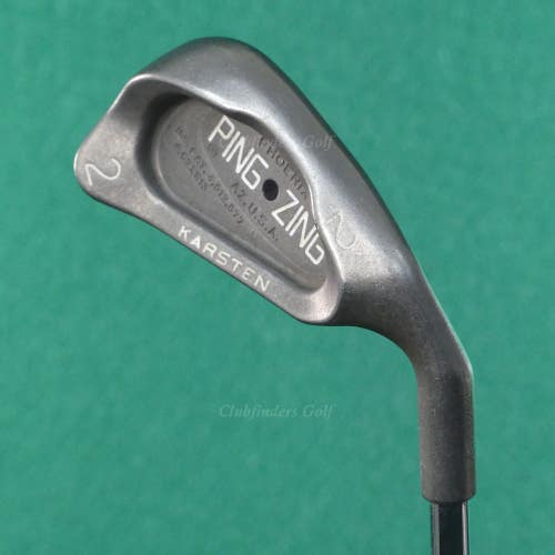 Ping Zing Stainless Black Dot Single 2 Iron Karsten JZ Steel Stiff