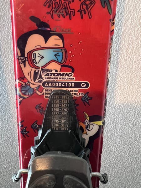 Atomic Bent Chetler 133 cm Powder Skis With Bindings (Used