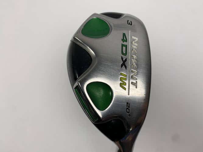 Nickent 4DX Ironwood 3 Hybrid 20* UST SR3 Stiff Graphite Mens RH