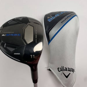 Callaway Paradym Ai Smoke Max 11 Fairway Wood 27* Eldio 40g Ladies RH HC