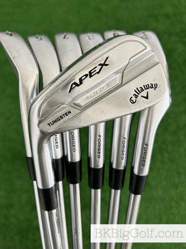 LH Callaway Apex Pro 21 Forged 4-P / KBS $-Taper 130 Extra Stiff