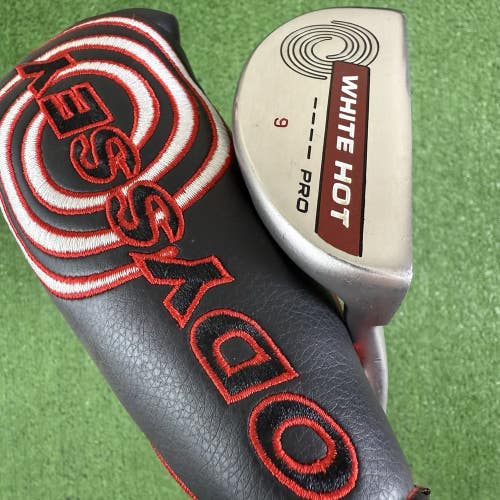 Odyssey White Hot Pro 9 Heel Shafted Mid Mallet Putter Right Handed 35