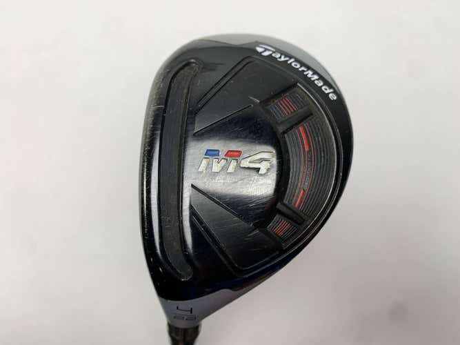 TaylorMade M4 4 Hybrid 22* Fujikura Atmos Red 5A Senior Graphite Mens LH
