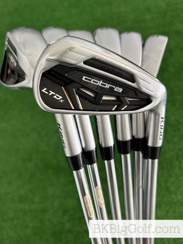 Cobra King LTDx Iron Set 5-G / KBS Tour 90 Stiff