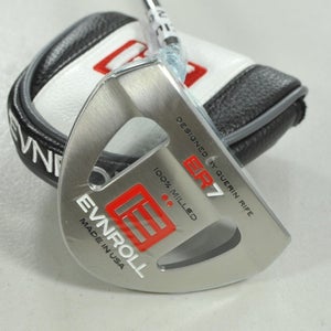 LEFT HANDED Evnroll ER7 Full Mallet 34" Putter Steel with Head Cover  #208775